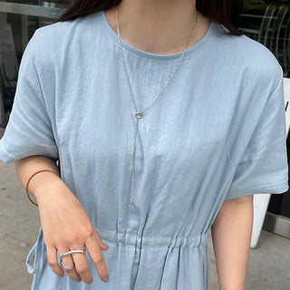 long round loop necklace
