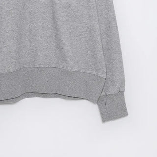 Half-neck warmer sweatshirt