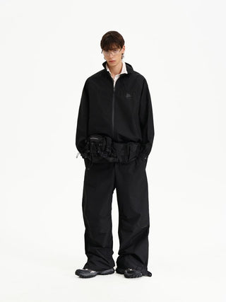[MASONPRINCE] Stand Collar Windproof Jacket Set
