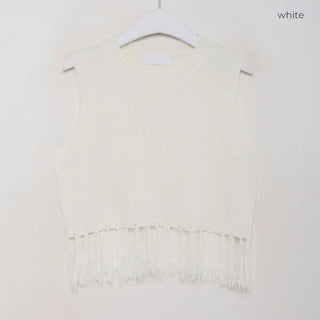 Fringe Sleeveless Knit