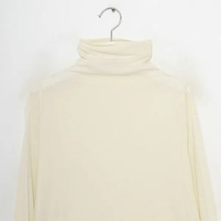 See-through turtleneck t-shirt