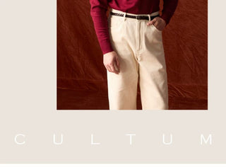 [CULTUM] Cotton Cashmere Blend Turtleneck Sweater