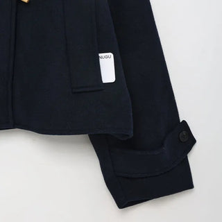 Wool double duffel coat