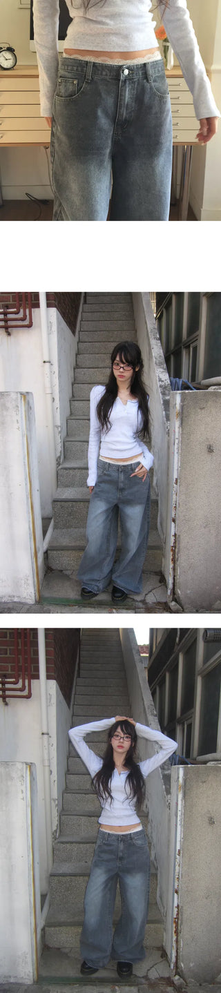Model Praise/MD Collection Leku Wide Denim Pants - 5 Colors