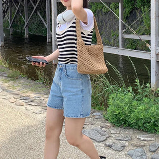 Rattan Shoulder Bag