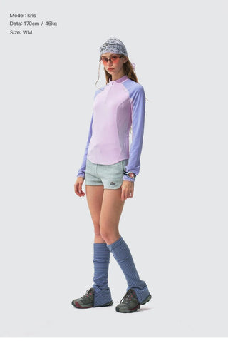 [Monterest] Half-Zip Slim Fit UV Protection Top