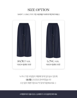 Wide long nylon pants with all the accessories - 3 colors