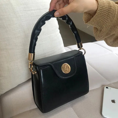 Face Shirring Mini Square Chain Crossbody Bag
