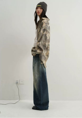 MASONPRINCE Distressed Curved Denim