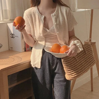 Towel cardigan