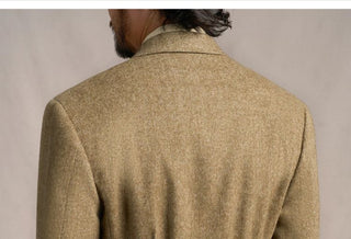[CULTUM] 1930s Wool Blend Peak Lapel Blazer