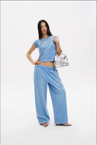 [MASONPRINCE] Cotton Hemp Blend Co-ord Set