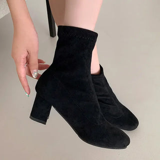 Suede Chelsea Ankle Boots