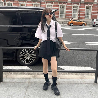 Cropped shirt
