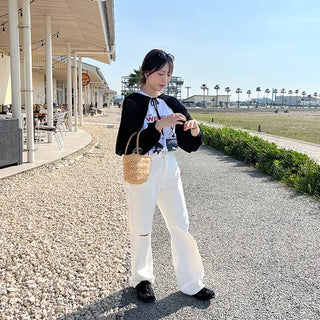 Ribbon strap bolero