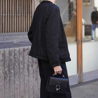 Black tweed jacket