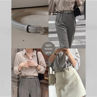 #LENTO. (Over 200,000 sold) Classic Belt (silver/gold)