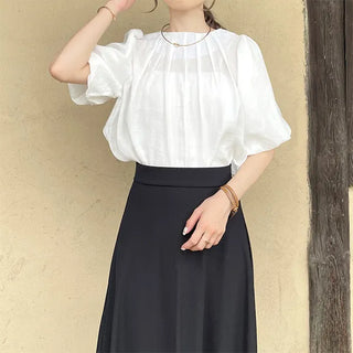 Volume puff blouse