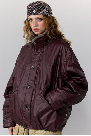 [Monterest] Detachable Fur Collar Deck Jacket
