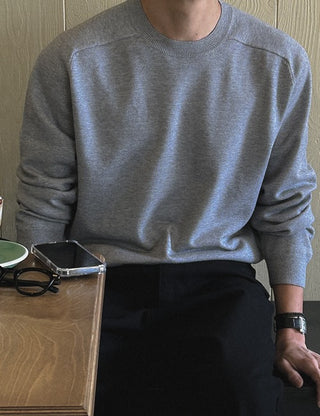 Spring Cut Round Knit (7 colors, M~XL)