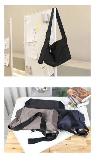 [unisex] Steel Keyring Zipper Shoulder Bag