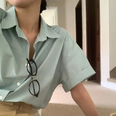 Libre Color Short-Sleeve Oversized Shirt