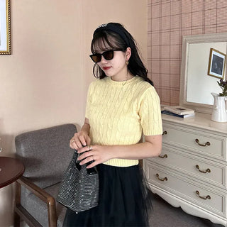 Cable sweater