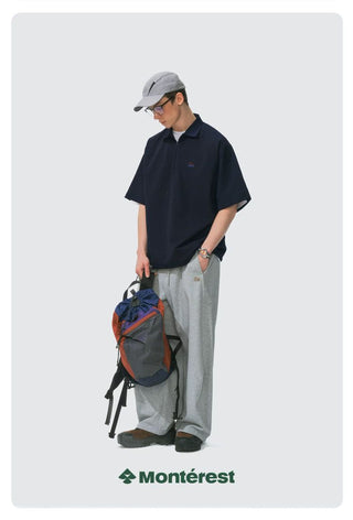 [Monterest] Quick-Dry Half-Zip Polo Shirt