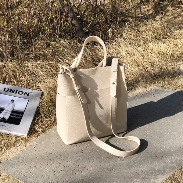 Large Two-Way Cross Big Bucket Bag (7 colors)