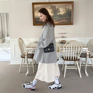 Long Anorak Sweatshirt