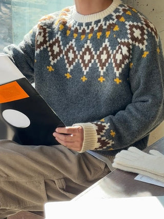 Snow Nordic Wool Knit