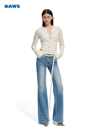 [NOTAWEAR] Wool Blend Loop Yarn Knit  Cardigan