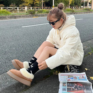 Sheepskin boots