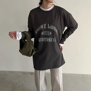 Lettering Washed T-Shirt
