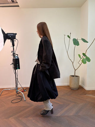 [NeverSeez] Strappy Spliced Midi Dress