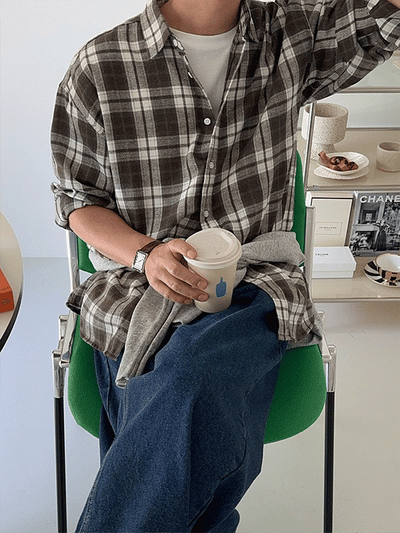 Tres Natural Check Shirt
