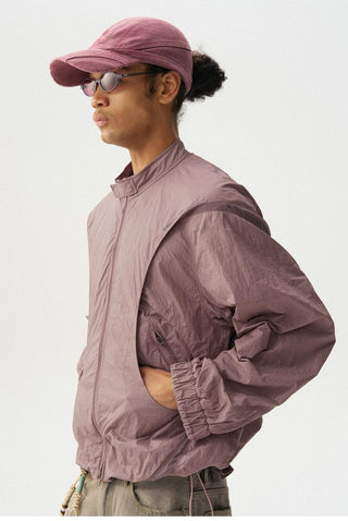 [Monterest] Outdoor Reflective Logo Spiral Jacket