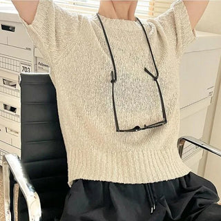 Linen Half Summer Knit