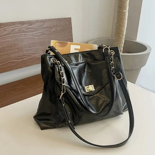 Rareble Chain Classic Buckle Big Shoulder Bag (4 colors)
