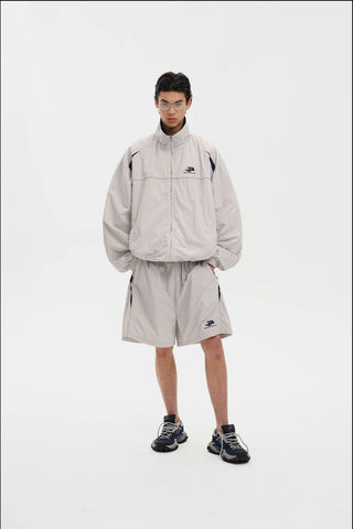 [MASONPRINCE] Structured Track Jacket & Pants Set