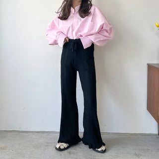 Frilled Rib Pants