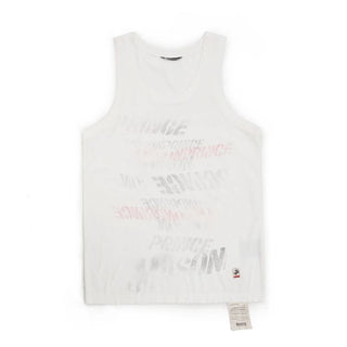 [MASONPRINCE] Cotton-Linen Graffiti Print Tank Top / Tee
