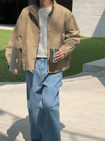 Mauve Color Block Field Jacket