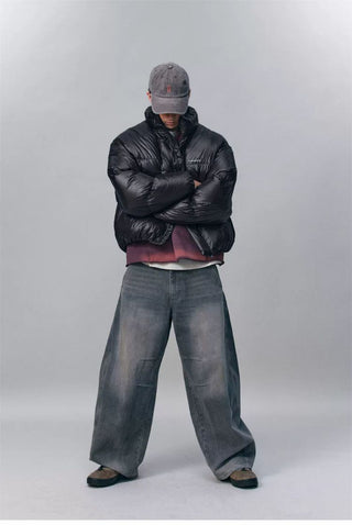 [Monterest] 800FP Duck Down Stand Collar Puffer Jacket