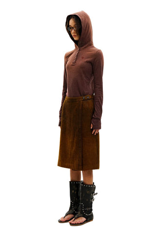 [Moromoro2] Old Hooded Long T-Shirt