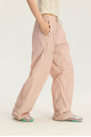 [Monterest] UPF50+ Water-Resistant Ruched Parachute Pants