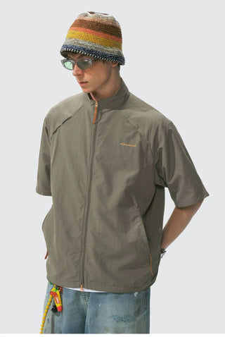 [Monterest] Stand Collar Breathable Zip-Up Jacket