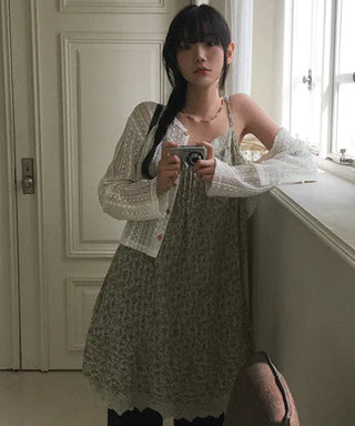 Forest Girl Sleeveless Dress ops