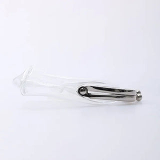 Clear clasp pouch