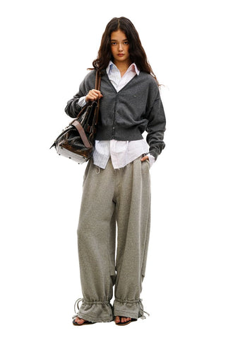 [Moromoro2] Combed Cotton Lace Hoodie &  Sweatpants